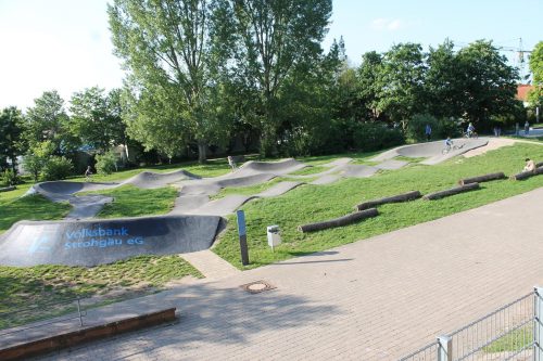 Die Pumptrackbahn am Schulzentrum