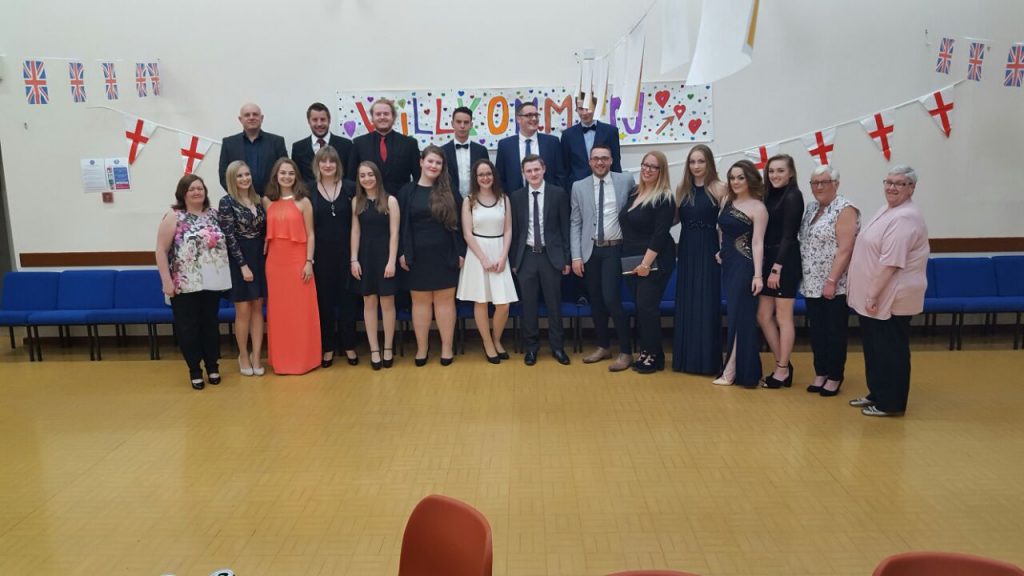 Gruzppenbild vor dem Mayor's Ball in Seaham 2017